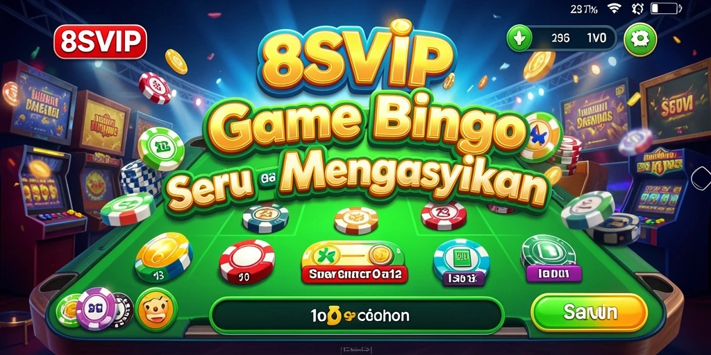 Tampilan gameplay menarik dari aplikasi Bingo 8SVIP.