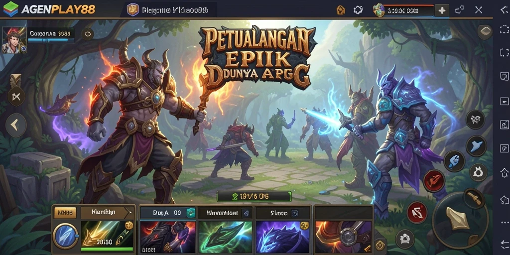 Screenshot gameplay AGENPLAY88 yang menampilkan aksi pertarungan seru.