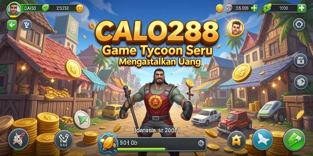 Screenshot gameplay CALO288 yang menampilkan manajemen bisnis yang seru.