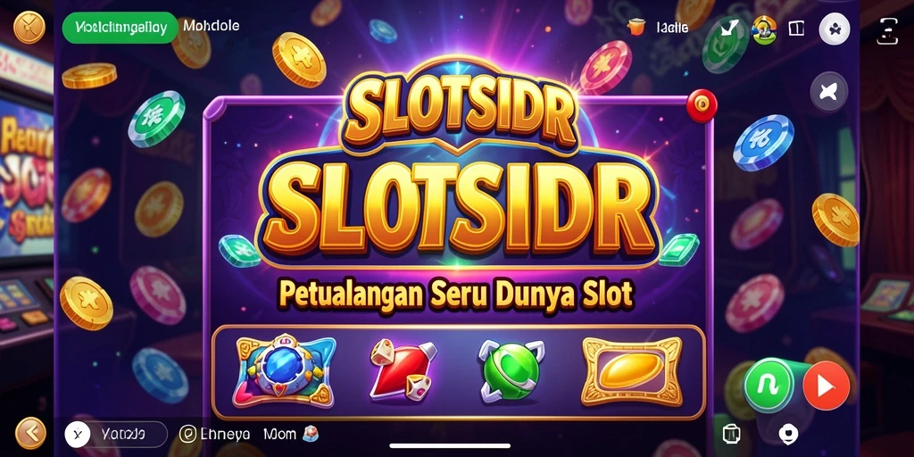 Tampilan gameplay SLOTSIDR yang penuh warna dan menarik saat berpetualang.