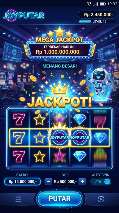 Tampilan utama aplikasi joyputar dengan berbagai pilihan APK di layar.